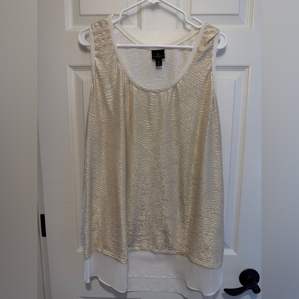 Gold sheen and sheer!